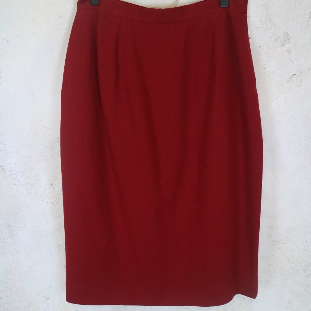 Red Pencil Skirt